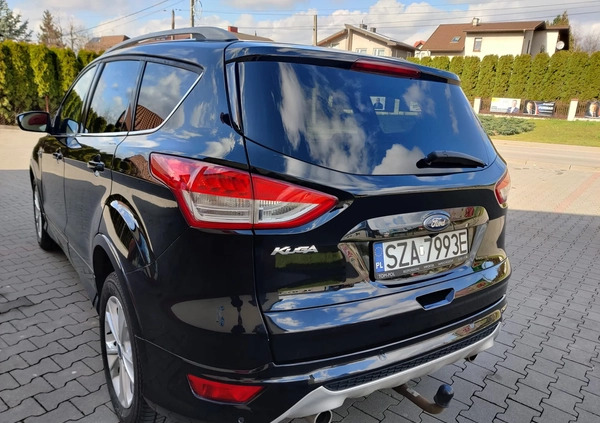 Ford Kuga cena 49999 przebieg: 195000, rok produkcji 2013 z Zawiercie małe 326